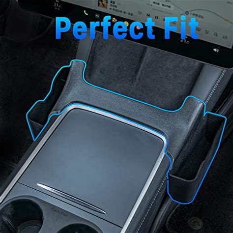 Carwiner Center Console Side Organizer Compatible With Tesla