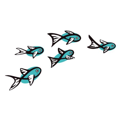 Diseños Png De Peces Azules Para Camisetas And Merch