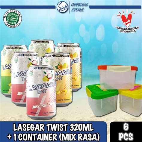 Jual Container Lasegar Twist Ml Kaleng Container Lasegar