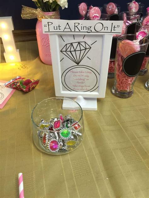 Put A Ring On It Bridal Shower Game Bridal Shower Diy Bridal