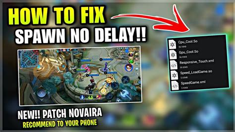 Update Fix Spawn No Delay In Mobile Legends Tips Tricks Supported All