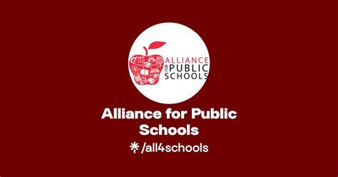 Alliance For Public Schools Instagram Facebook Linktree