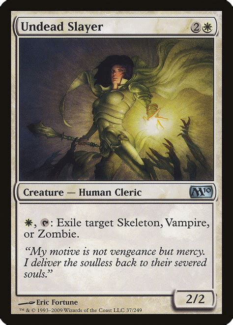 Undead Slayer Magic 2010 Mtg Print