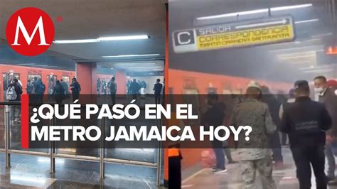 Usuarios reportaron humo en la estación Jamaica de la Línea 9 del Metro