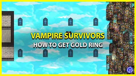 How To Find The Gold Ring In Vampire Survivors