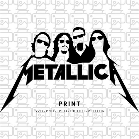 Metallica Svg Cricut Print Sticker Decal High Quality Inspire