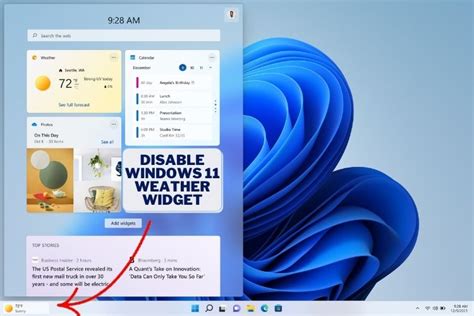 Comment désactiver le widget météo sur la barre des tâches de Windows