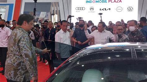 Jokowi Buka Pameran Iims Dorong Ekspor Industri Otomotif Mobil