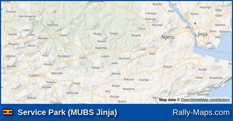 Service Park (MUBS Jinja) stage map | Pearl of Africa Uganda Rally 2024 ...