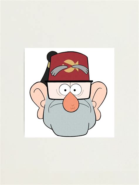 "Stan Pines Paper Fez Face Mask" Photographic Print for Sale by The ...