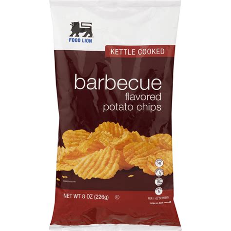 Food Lion Potato Chips Barbecue Flavored Kettle Cooked 8 Oz Instacart