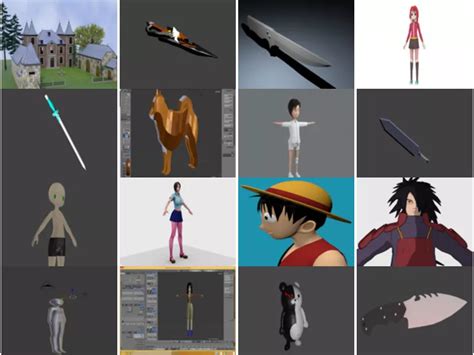 Top 16 Blender Anime 3D Models for Free Latest 2022 - Open3dModel