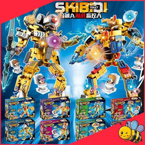 LEGO Skibi Toilet - Set 8 Mô Hình ( 4 in 1 ) LeGo Skibidi Toilet TV Man ...