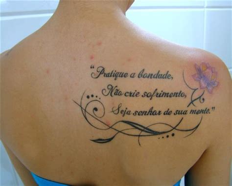 Frases Para Tatuagens Dicas E Fotos