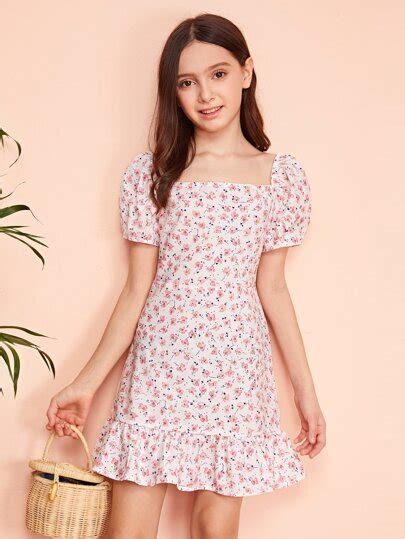 Shop Girls Clothing Tops Jeans And Dresses Shein Usa