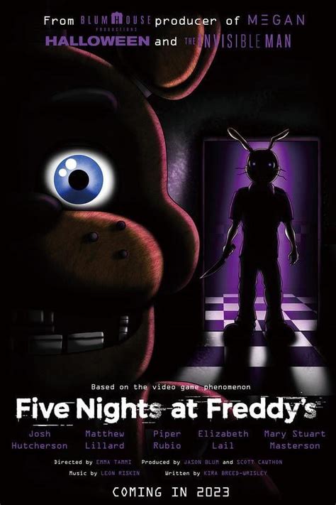 Five Nights At Freddys Poster 2023 Fnaf Movie Posters Prints Bedroom Decor For Wall Art Print