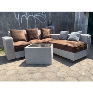 Jual Free Ongkir Jabodeetabek Sofa L Putus Minimalis Meja Garansi