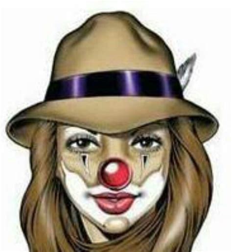 Chicana Payasa Chicano Art Chicano Clown Faces