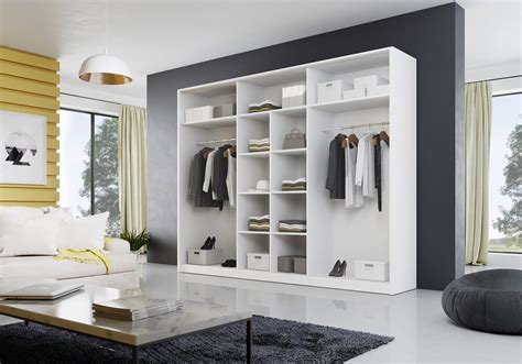 Kleiderschrank Meblo Iv Cm Garderobe Mit Drei Schiebet Ren Und