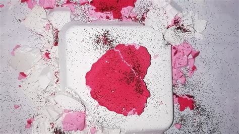 Asmr Red And White Gym Chalk Crush💕💖 Crunchy Gym Chalk Crush So