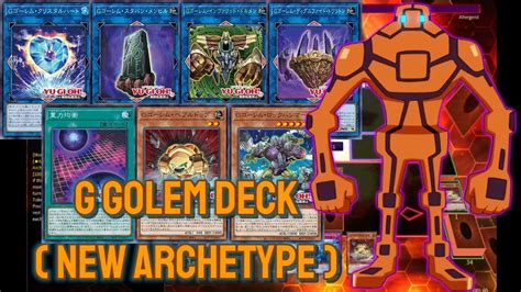 Ygopro G Golem Testing Deck New Archetype Youtube