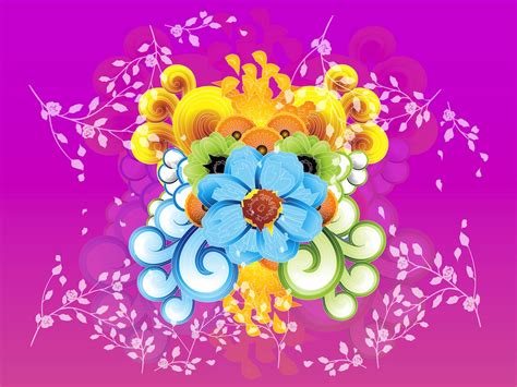 flowers design vector art graphics freevectorcom