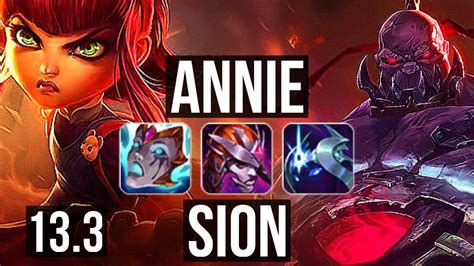 Annie Vs Sion Top Rank 2 Annie 10 1 12 2 9m Mastery 1100 Games