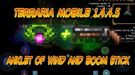 Terraria Mobile 1 4 4 5 Anklet Of Wind And Boom Stick Seed YouTube