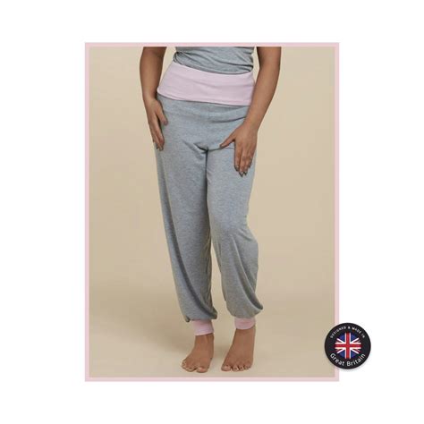 Beautifully Buxom Charley High Waist Relaxed Fit Jersey Loungewear Pj Bottoms Made In Great