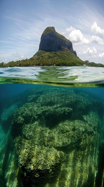 Premium Photo | The island of mauritius is the tallest mountain in the ...