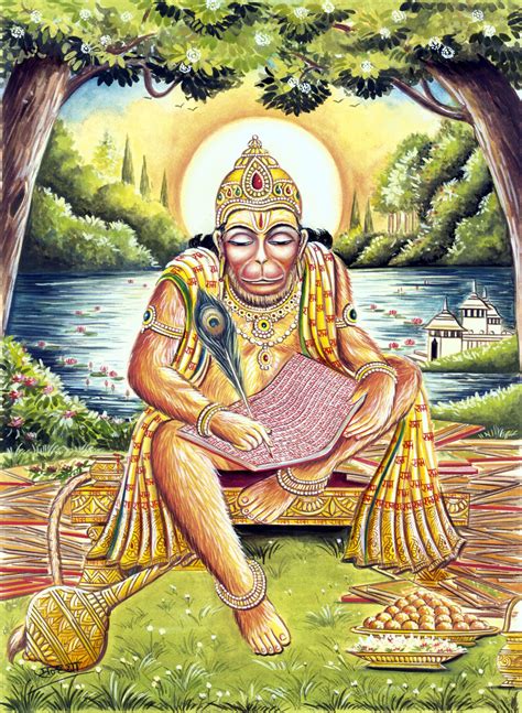 Hindu Cosmos Lord Hanuman Via Twitter Gita Press Gorakhpur