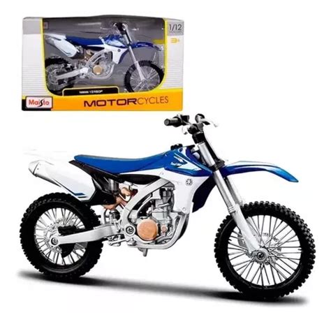 Motocicleta Yamaha Yz450f Escala 1 12 Maisto De Colección Envío gratis