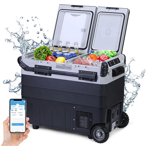 12V 53QT/50L RV Car Refrigerator Portable Freezer Fridge Dual Zone APP Control | by Tech Haven ...