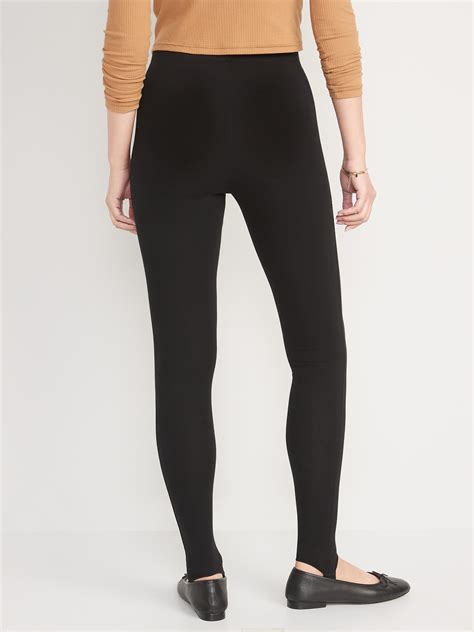 High Waisted Stirrup Leggings For Women Old Navy