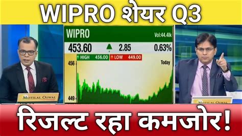 Wipro Share Q3 Result Wipro Share Letest News Wipro Share Next