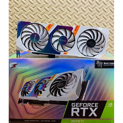 iGame RTX 3070 Ti Ultra W OC 8G V ปกไทย Shopee Thailand