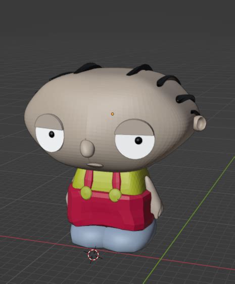 STL file Stewie Griffin・Template to download and 3D print・Cults