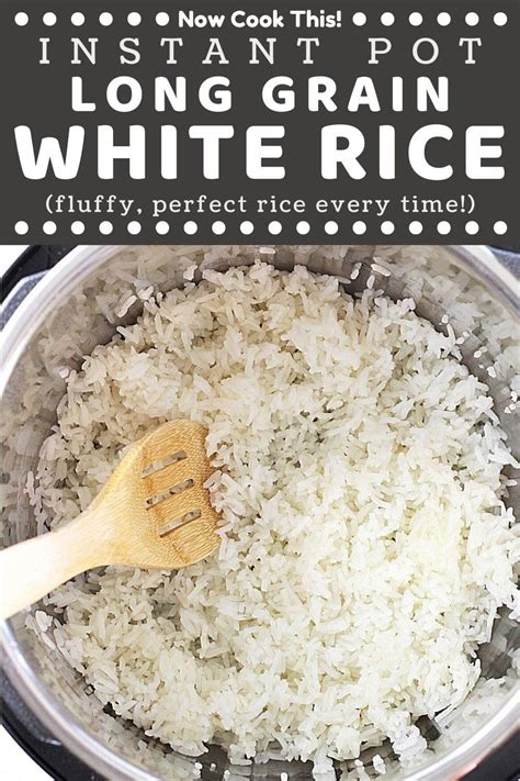 Foolproof Instant Pot Long Grain White Rice Recipe Perfect Fluffiness