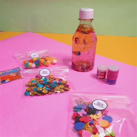 Garrafa Sensorial Da Calma - Kit Garrafa da Calma – Sensorial – Pílulas para Imaginação