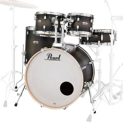 Pearl Decade Maple DMP925SP C 5 Pcs Hybrid Shell Pack Satin Black