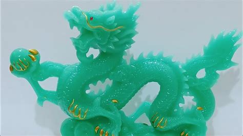 Pajangan Naga Giok Patung Shio Naga Figurine Jade Dragon Hampers