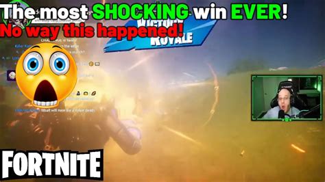 The Most Insane Fortnite Win Ever Youtube