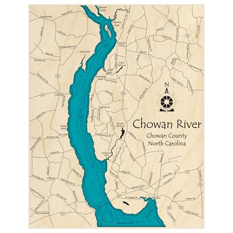 Chowan River Custom Laser Cut Art – Lake Art LLC