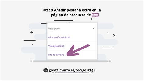 248 Añadir pestaña nueva en la página de producto de WooCommerce