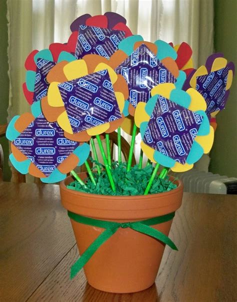 Items similar to A Dozen Condom Flower Bouquet on Etsy