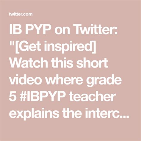 Ib Pyp On Twitter Ib Pyp Conceptual Understanding Comparative Literature