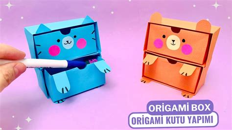 Origami Ka Ttan Kutu Yap M Kedi Ve Ay Ka Ttan Kutu Nas L