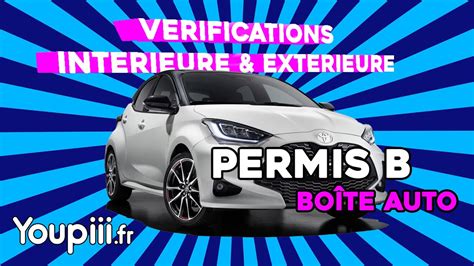 V Rifications Int Rieures Ext Rieures Du Permis B Yaris Boite