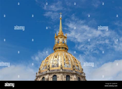 The Golden Dome Of Les Invalides In Paris France Stock Photo Alamy