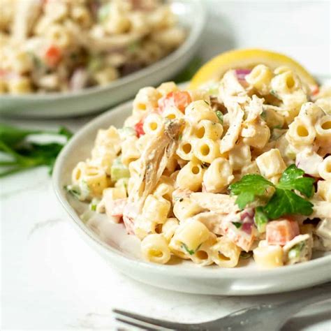 Chicken Macaroni Salad Recipe Creamy And Flavorful Chen E Today